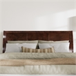 Portland King Sleigh Wood Headboard in Walnut
