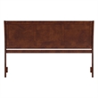 Portland King Sleigh Wood Headboard in Walnut