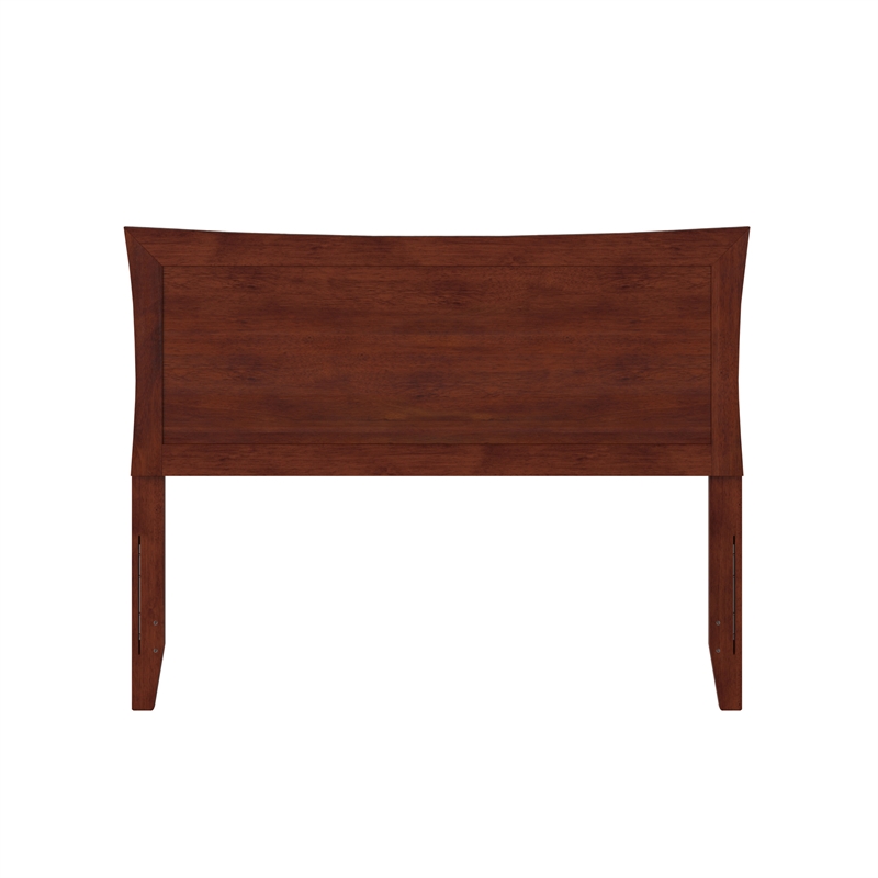 AFI Metro Full Wood Headboard with USB Charging Station in Walnut