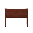 AFI Metro Full Wood Headboard with USB Charging Station in Walnut