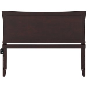AFI Metro King Wood Headboard with USB Charging Station in Espresso
