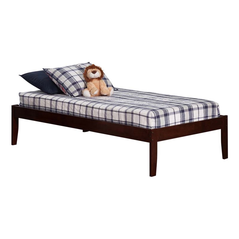 Atlantic Furniture Concord Twin Xl Platform Bed In Walnut Atlantic Furniture Concord Twin Xl Platform Bed In Walnut