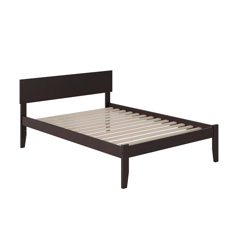Orlando Full Solid Wood Platform Bed in Espresso