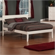Orlando Full Solid Wood Platform Bed in White