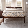 Orlando Full Solid Wood Platform Bed in Walnut