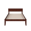 Orlando Full Solid Wood Platform Bed in Walnut