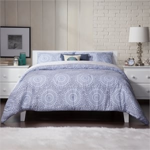 Orlando Queen Solid Wood Platform Bed in White