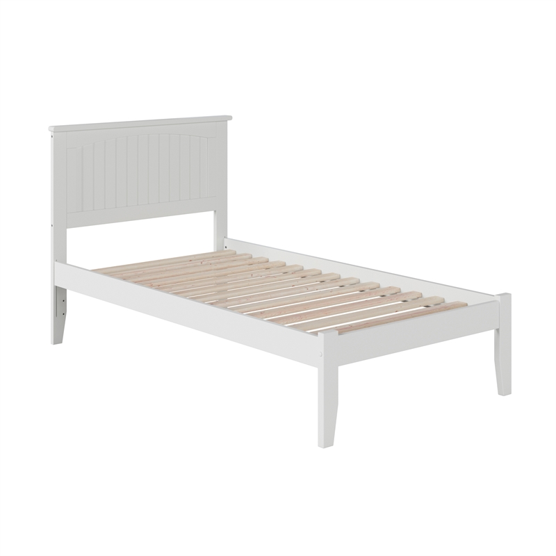 Nantucket Twin XL Solid Wood Platform Bed in White