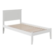 Nantucket Twin Solid Wood Platform Bed in White