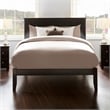 Nantucket Full Solid Wood Platform Bed in Espresso