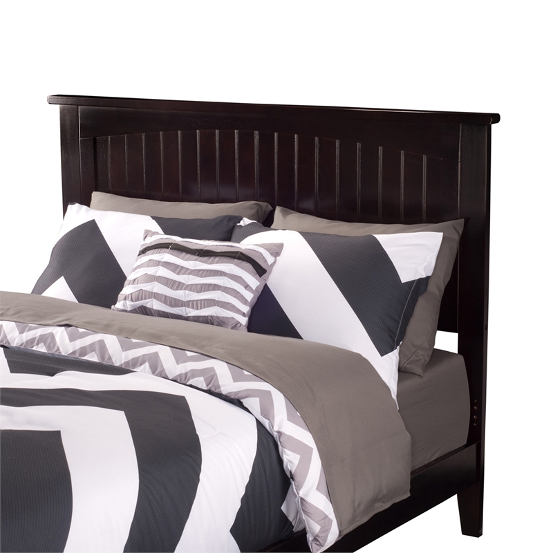 Nantucket Full Solid Wood Platform Bed in Espresso