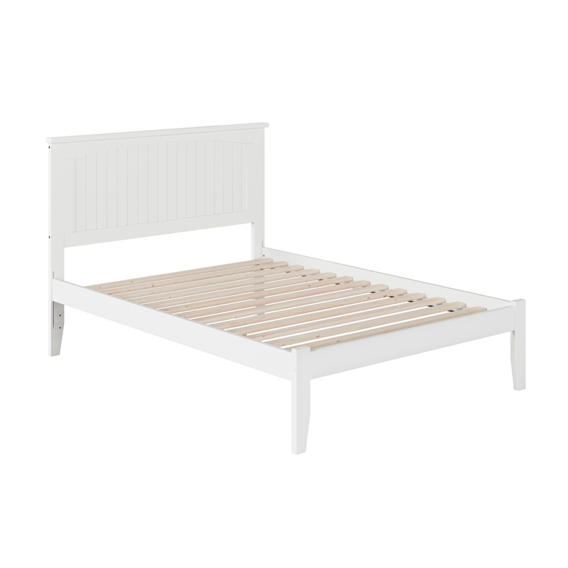 Nantucket Full Solid Wood Platform Bed in White
