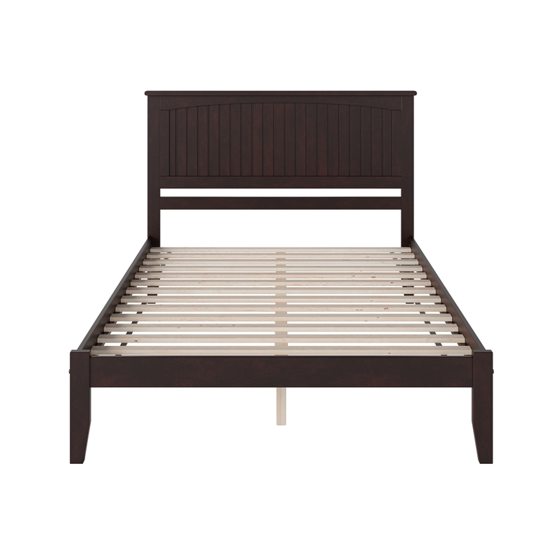 Nantucket Queen Solid Wood Platform Bed in Espresso