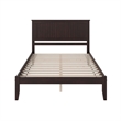 Nantucket Queen Solid Wood Platform Bed in Espresso