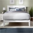 Nantucket Queen Solid Wood Platform Bed in White