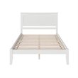 Nantucket Queen Solid Wood Platform Bed in White