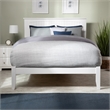 Nantucket King Solid Wood Platform Bed in White