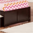 AFI Newport Twin XL Solid Wood Bed with Storage Drawers in Espresso