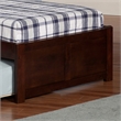 AFI Newport Twin Solid Wood with Twin Trundle in Walnut