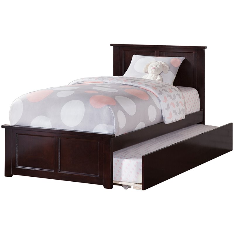 AFI Madison Urban Twin Trundle Platform Bed in Espresso Cymax Business