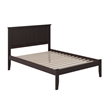 Madison Full Solid Wood Platform Bed in Espresso