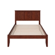 Madison Full Solid Wood Platform Bed in Walnut