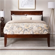 Madison Full Solid Wood Platform Bed in Walnut