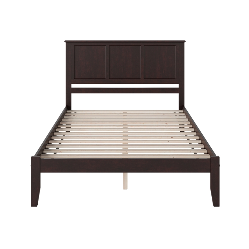 Madison Queen Solid Wood Platform Bed in Espresso