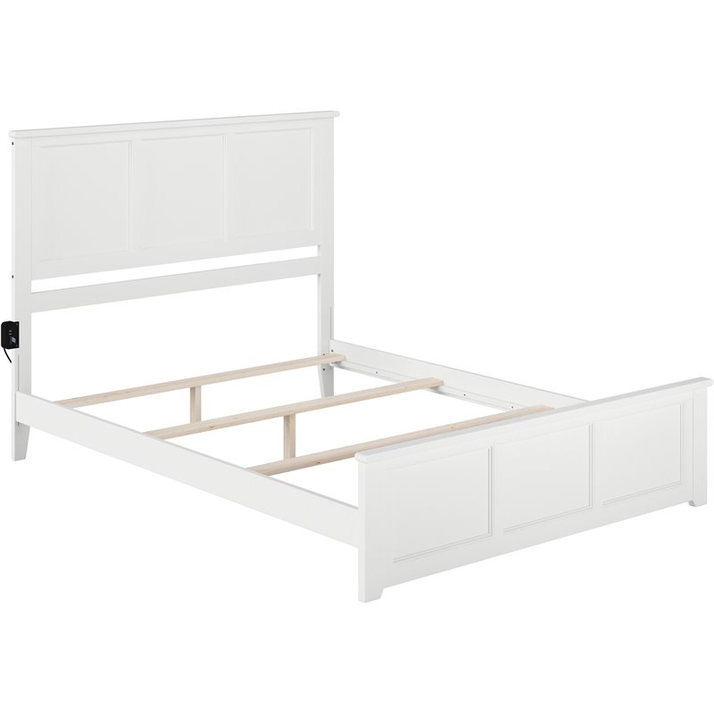 Atlantic Furniture Madison Queen Panel Bed In White Ar8646032 - Madison Queen Bedroom Atlantic Furniture Madison Queen Panel Bed In White Ar8646032 - Madison Queen Bedroom