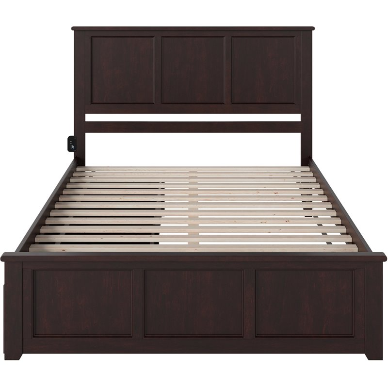 AFI Madison Queen Storage Platform Bed in Espresso Cymax Business