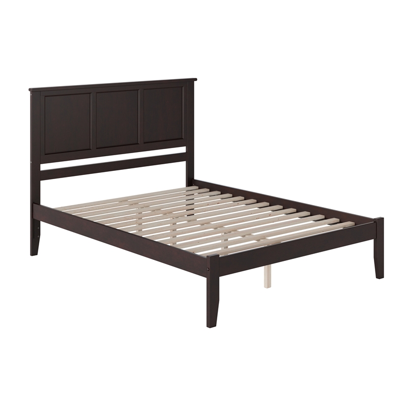 Madison King Solid Wood Platform Bed in Espresso