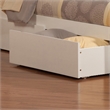 Madison King Wood Platform Bed with Footboard & Storage Drawers in White