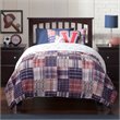 AFI Mission Twin XL Solid Wood Platform Bed with Charging USB  in Espresso