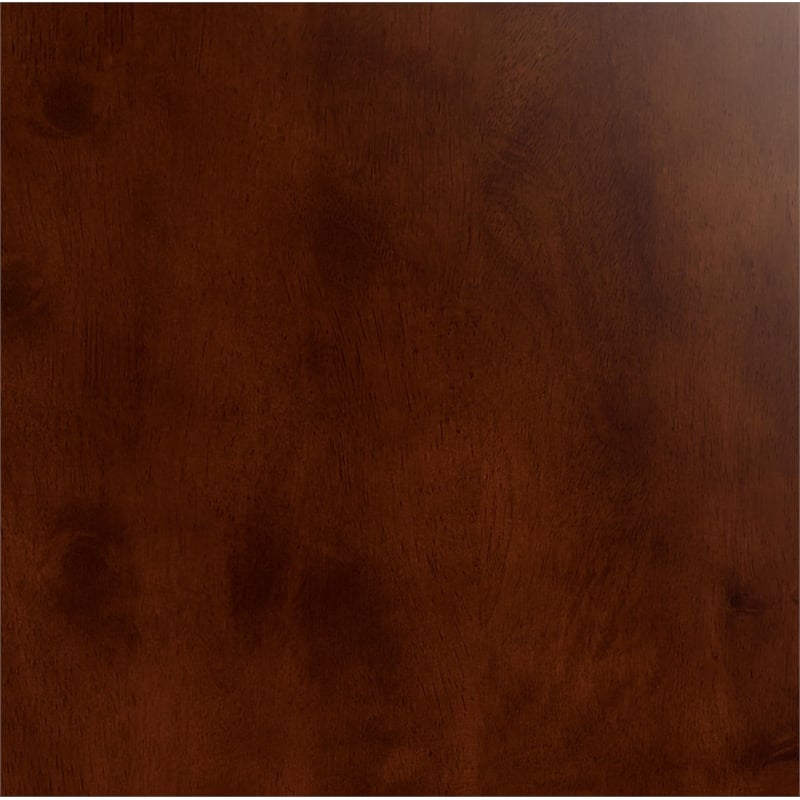Mission Twin Wood Foundation Bed with Matching Footboard in Walnut