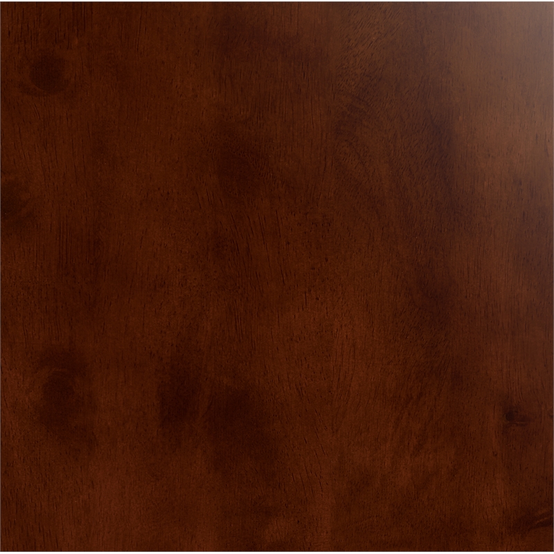 Mission Full Wood Platform Bed with Footboard and Twin Trundle in Walnut