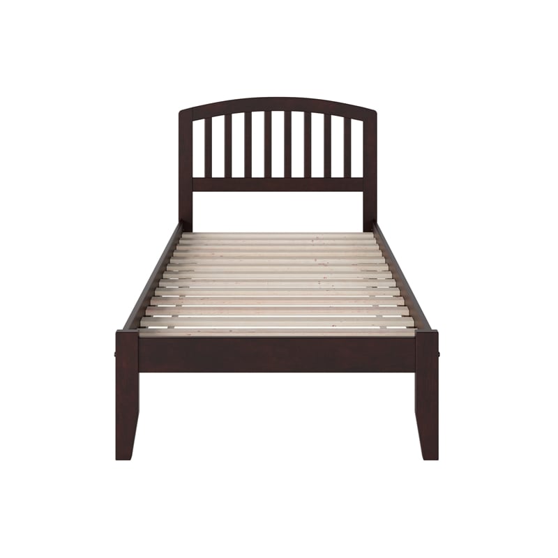 Richmond Twin XL Solid Wood Platform Bed in Espresso