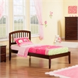 Richmond Twin XL Solid Wood Platform Bed in Walnut