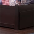 Richmond Twin XL Wood Platform Bed with Footboard & Storage Drawers in Espresso