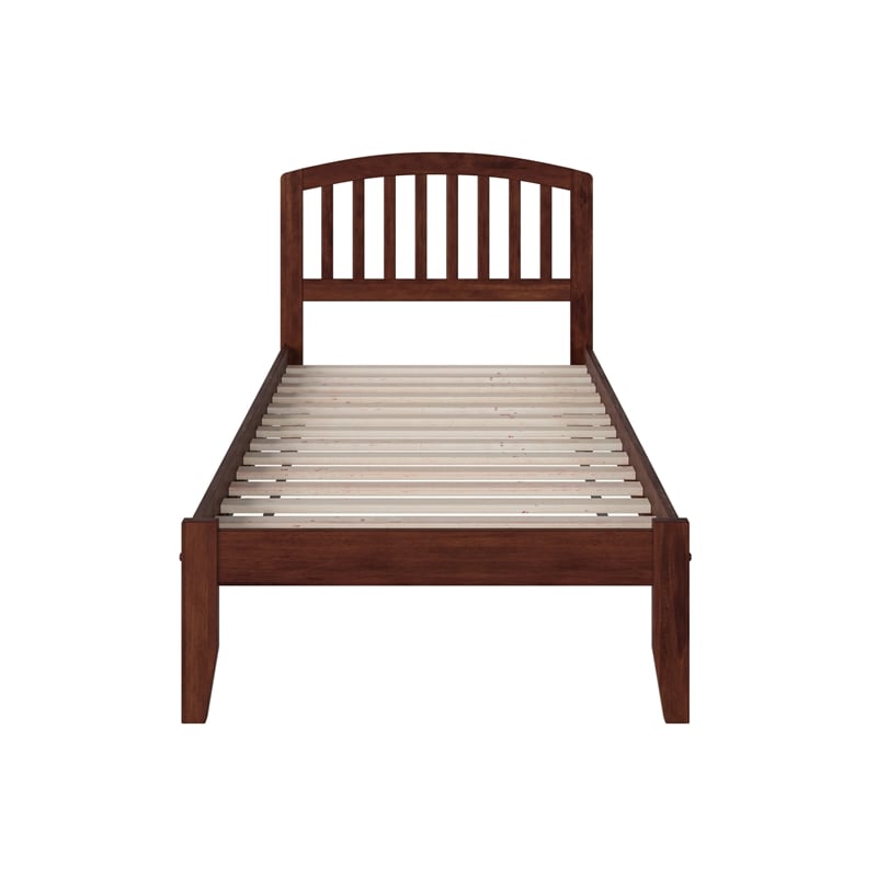 Richmond Twin Solid Wood Platform Bed in Walnut