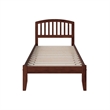 Richmond Twin Solid Wood Platform Bed in Walnut