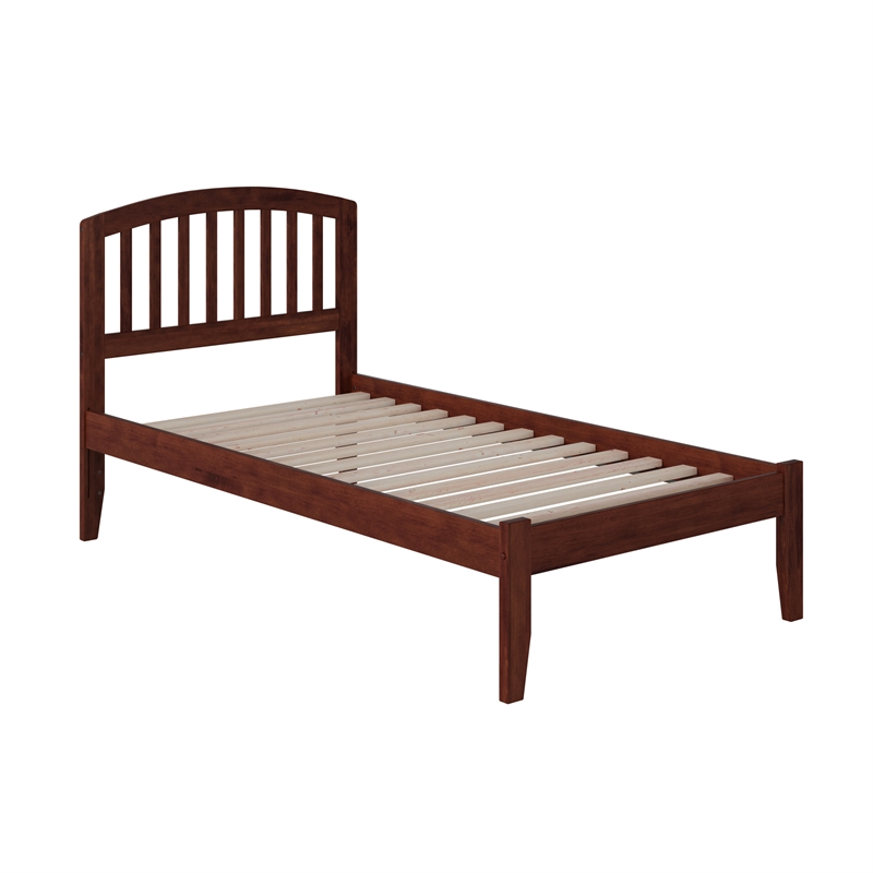 Richmond Twin Solid Wood Platform Bed in Walnut
