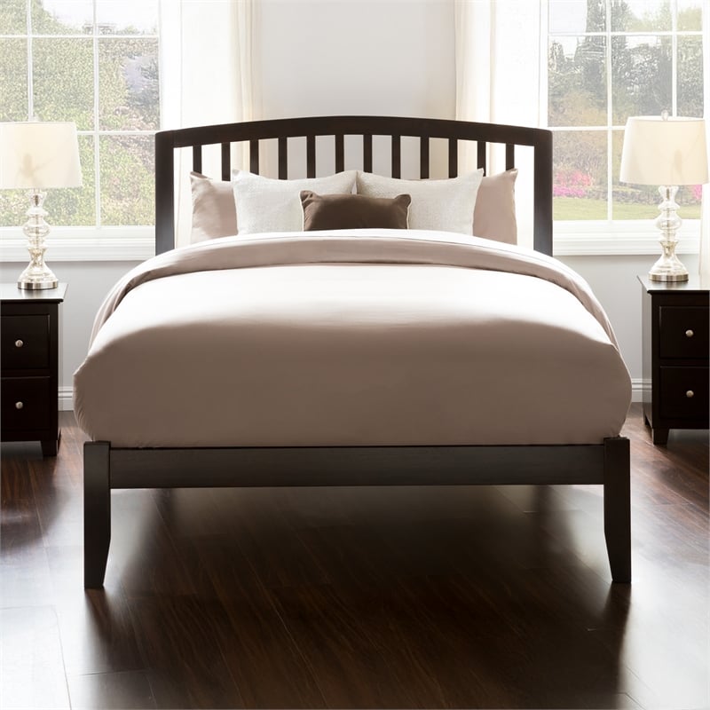 Richmond Full Solid Wood Platform Bed in Espresso