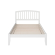 Richmond Full Solid Wood Platform Bed in White