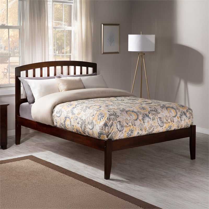 Richmond Full Solid Wood Platform Bed in Walnut