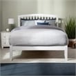 Richmond Queen Solid Wood Platform Bed in White