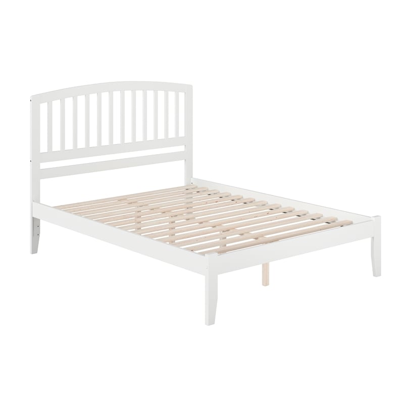 Richmond Queen Solid Wood Platform Bed in White