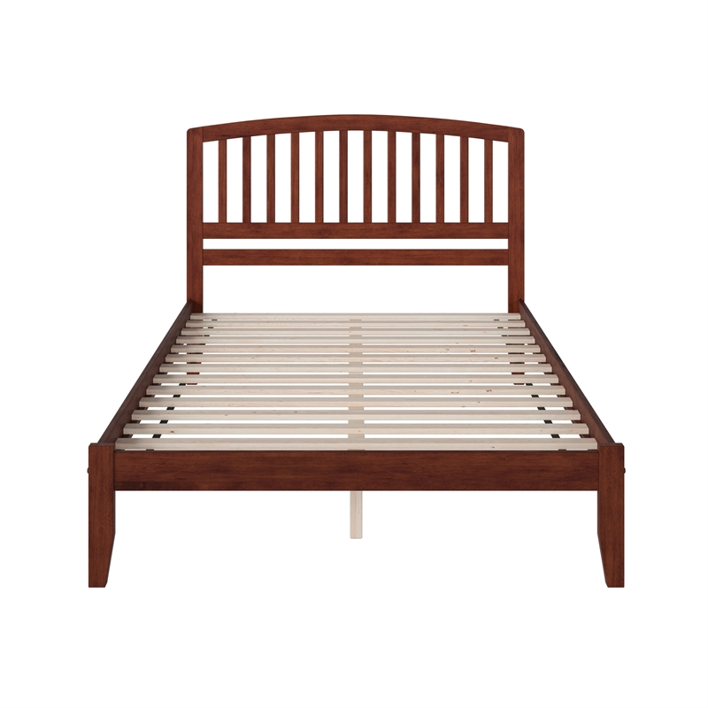 Richmond Queen Solid Wood Platform Bed in Walnut