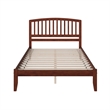 Richmond Queen Solid Wood Platform Bed in Walnut