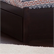 Richmond Queen Wood Platform Bed with Footboard and Storage Drawers in Espresso