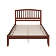 Richmond King Solid Wood Platform Bed in Walnut